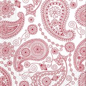 Paisley Servetten Rood 33x33cm 20 stuks