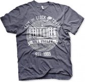 BACK TO THE FUTURE - T-Shirt Save the Clock Tower - Navy Heather (XL)