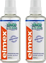 Elmex Junior Kind Mondwater Mondspoeling Tandspoeling Voordeel set 2 Pack |  bol.com