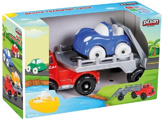 Pilsan - Takelwagen - Sleepwagen speelgoed voor kinderen - 2+ jaar - BPA  vrij - Kleur:... | bol.com