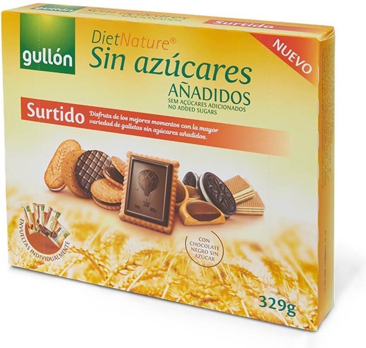 Gullon suikervrije koekjes mix doos