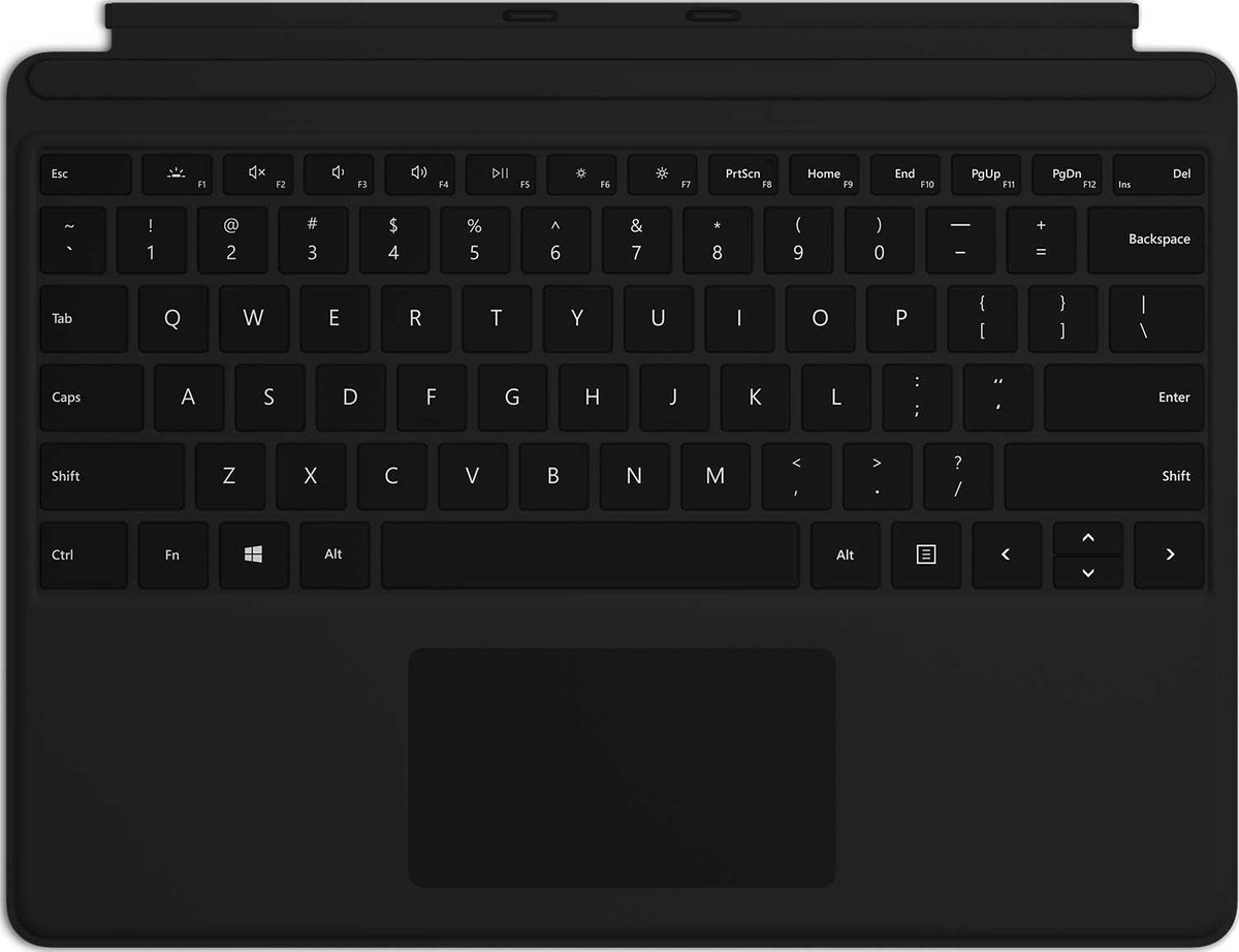 bizon Ploeg als Microsoft Surface Pro X Azerty toetsenbord - Zwart - Belgie | bol.com