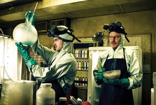 ? Breaking Bad • The Meth Lab Canvas 90x60 cm • Foto print op Canvas schilderij ( Wanddecoratie woonkamer / slaapkamer / keuken / kantoor / bar / restaurant ) / Breaking Bad Canvas Schilderijen / Poster