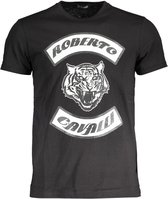 Roberto Cavalli T-shirt Zwart M Heren