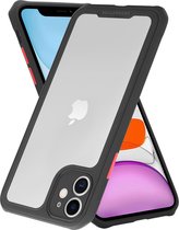 geschikt voor Apple iPhone 11 full protection case - zwart