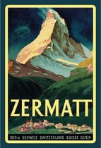 Wandbord - Zermatt - Zwitserland
