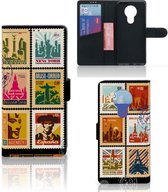 Telefoonhoesje Nokia 5.3 Beschermhoesje Design Postzegels