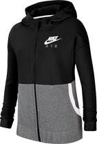 Nike air hoody fz in de kleur zwart.