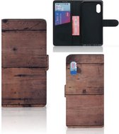 Leuk Case Geschikt voor Samsung Xcover Pro Hoesje Old Wood