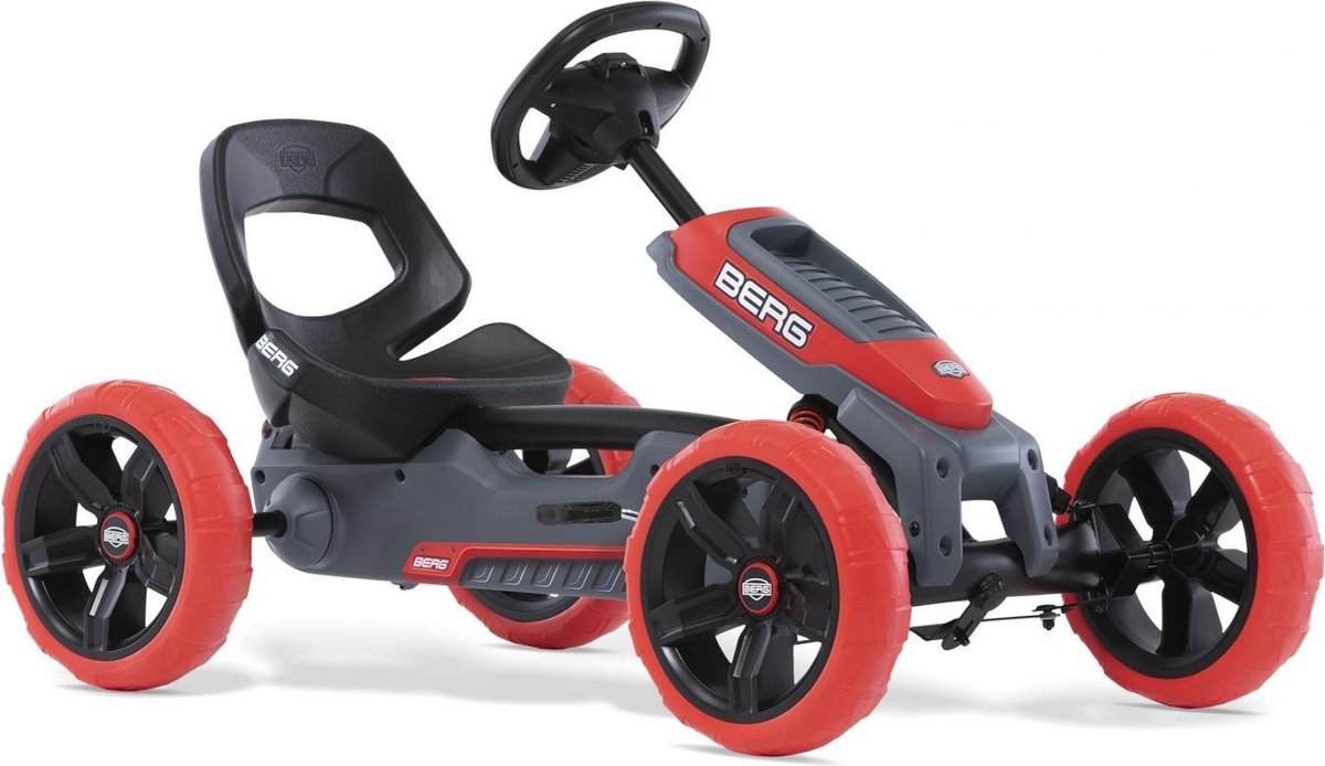 BERG Reppy Rebel Skelter - Verstelbare Stoel - Met soundbox - 2,5+ Jaar - Grijs/Rood — afbeelding 9