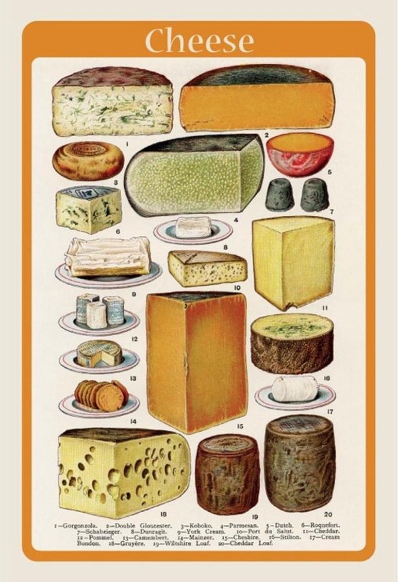 Wandbord - Cheese