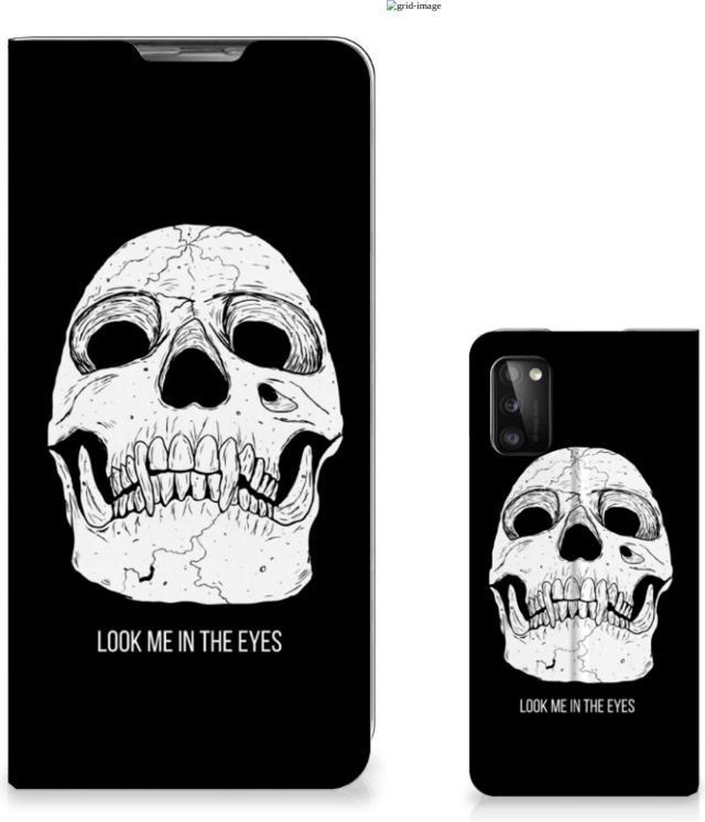 Mobiel BookCase Samsung Galaxy A41 Skull Eyes