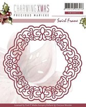 Die - Precious Marieke - Charming Xmas - Swirl Frame