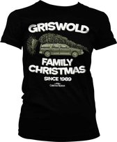 National Lampoon's Christmas Vacation Dames Tshirt -2XL- Griswold Family Christmas Zwart