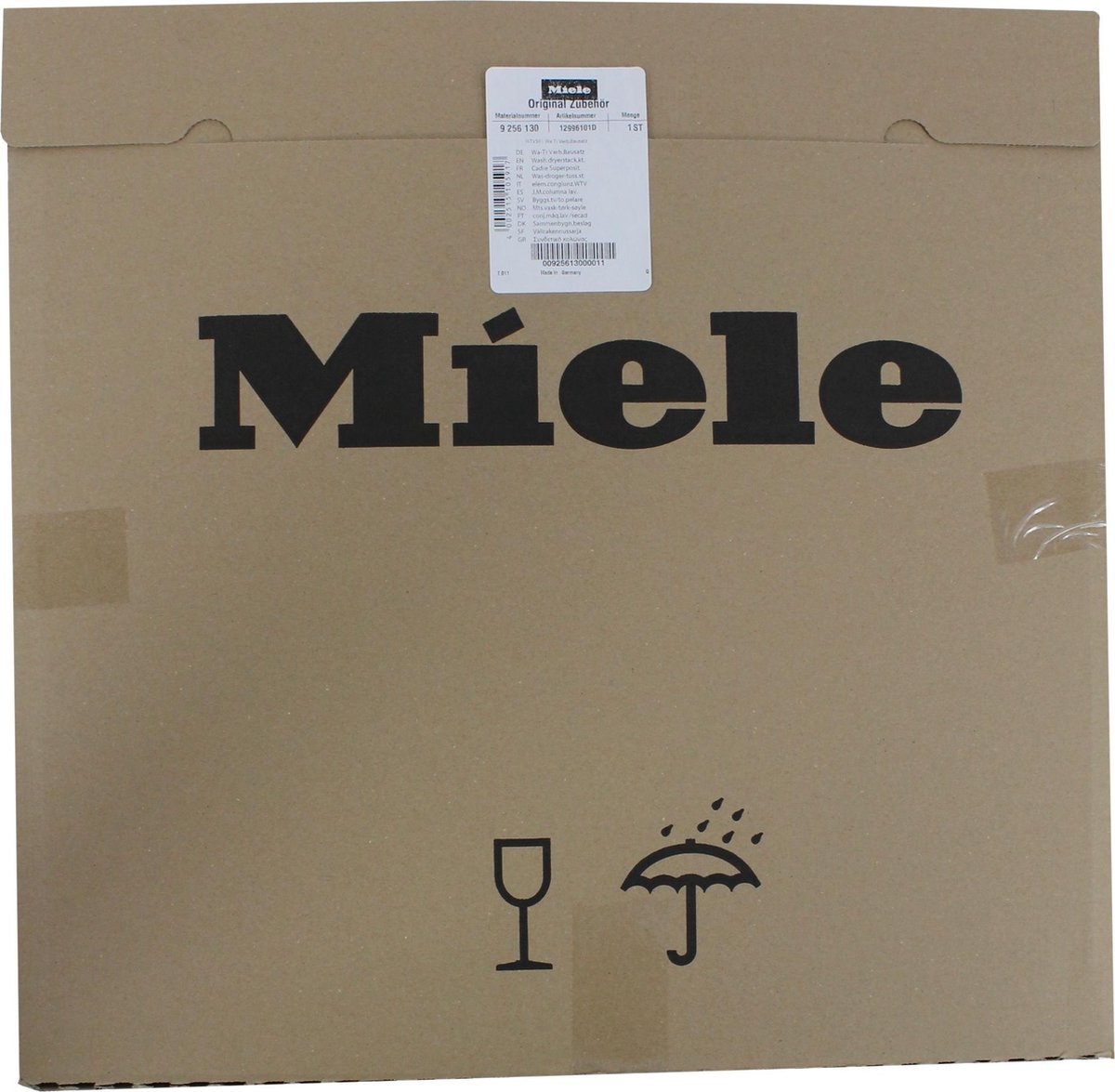 bol.com | Miele WTV 501 universeel Chrome Edition Tussenstuk - Sokkel