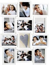 AL - Witte Collagelijst - 12 foto's - 13 x 18 cm