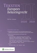 Teksten Europees belastingrecht 2020/2021