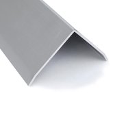 Storax zelfklevende aluminium hoekbeschermer type STA-50  - 1500 mm inclusief afdekkapje (Zilver/Grijs)
