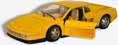 Ferrari Testarossa (1984) Jaune 1/18 Bburago - Maquette voiture - Maquette maquette - Voiture miniature