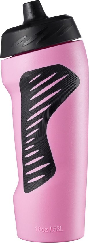 Nike Bidon Hyperfuel water bottle 18OZ - 530ml - roze/zwart/zilver - Nike
