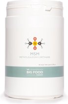 Big Food - MSM poeder Puur (99.98% puur) - 500 gram - De Zeer Zuiver Onbekende Krachtpatser