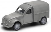 Citroën 2CV Fourgonnette grijs 1/34 Welly - Modelauto - Schaalmodel - Miniatuurauto - Model auto -  - Miniatuurauto - Miniatuur autos