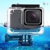 PULUZ voor GoPro HERO7 zilver /7 wit 45 m onderwater waterdichte behuizing duiken beschermhoes met gesp Basic Mount & schroef