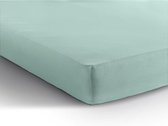 Hoeslaken simple en jersey confortable Blauw pastel | 80/90/100x200 | Doux et tricoté | Élastique tout autour