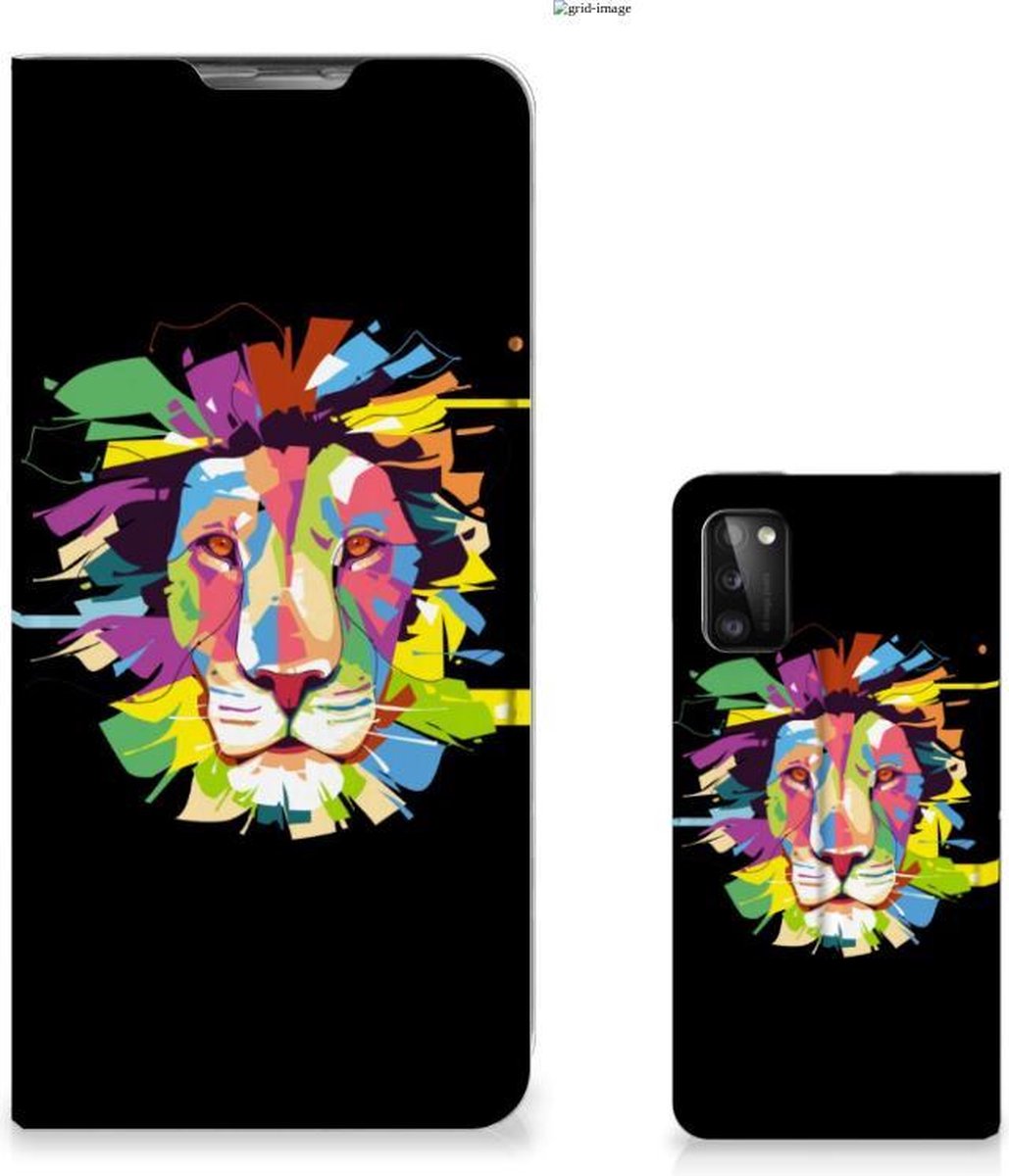 Samsung Galaxy A41 Magnet Case Lion Color