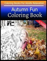 Autumn Fun Coloring Book For Adults Relaxation 50 pictures