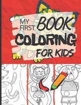 My first coloring book for kids