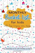Monthly Bucket List for Kids with Toys Hanging Cover Design