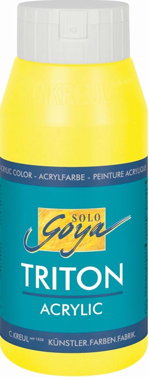 Solo Goya TRITON - Citroengele Acrylverf – 750ml