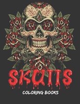 skulls coloring books