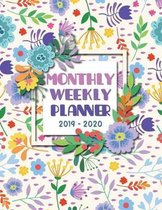 Monthly Weekly Planner 2019-2020: August,1, 2019 to December 31, 2020- Academic Organizer - Inspirational Quotes and Botanicals- Weekly & Monthly Teac