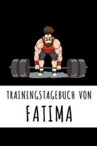 Trainingstagebuch von Fatima: Personalisierter Tagesplaner für dein Fitness- und Krafttraining im Fitnessstudio oder Zuhause