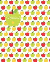 Notebook: College Ruled Notebook Apple