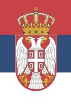 Serbia Travel Journal - Serbia Flag Notebook - Serbian Flag Book: Unruled Blank Journey Diary, 110 page, Lined, 6x9 (15.2 x 22.9 cm)