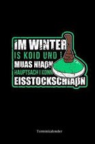 Terminplaner: A5 Stockschie�en Eisstocksch�tzen Geschenke - Eisstockschie�en Stocksportler Mannschaftsschie�en