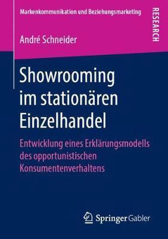 Markenkommunikation und Beziehungsmarketing- Showrooming im  ... - cover