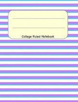 College Ruled Notebook: 8.5 x 11 Journal 100 Pages