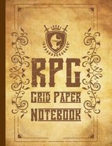 RPG Grid Paper Notebook: Squared Graph Papers For Role Playing Games