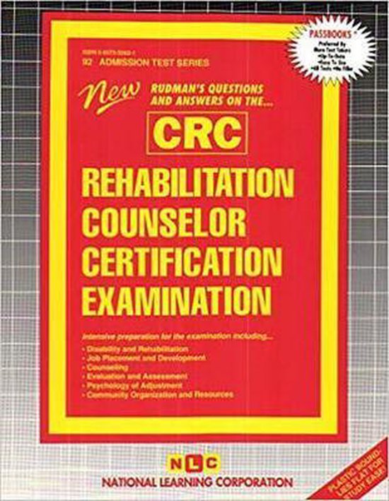 Rehabilitation Counselor Certification Examination (CRC