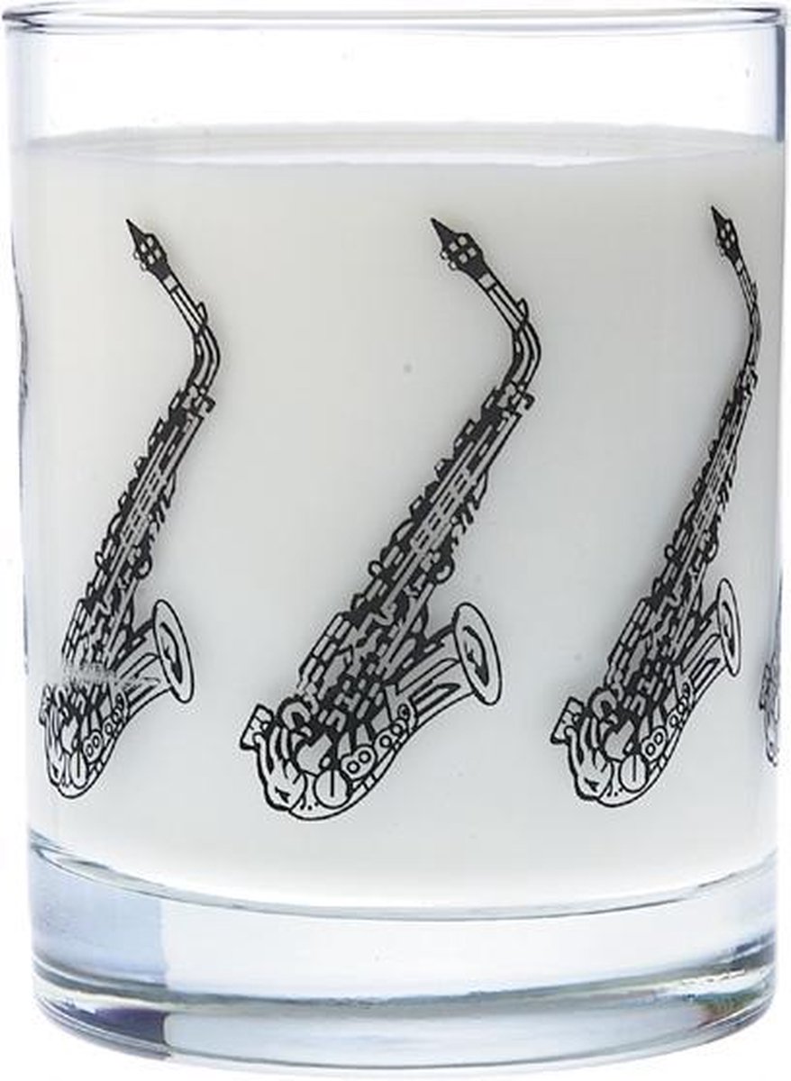 Drinkglas saxofoon