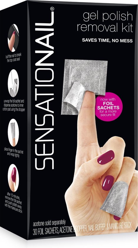 Sensationail Removal Wraps - Gel nagellak