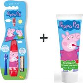 Peppa Pig elektrische tandenborstel met tandpasta