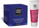 Oliveway SET Hydraterende dagcrème en reinigend masker (2stuks)