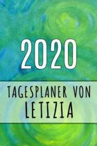 2020 Tagesplaner von Letizia: Personalisierter Kalender für 2020 mit deinem Vornamen