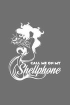 Call me on my shellphone: 6x9 Mermaids - dotgrid - dot grid paper - notebook - notes