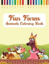 Fun Farm Animals Coloring Book